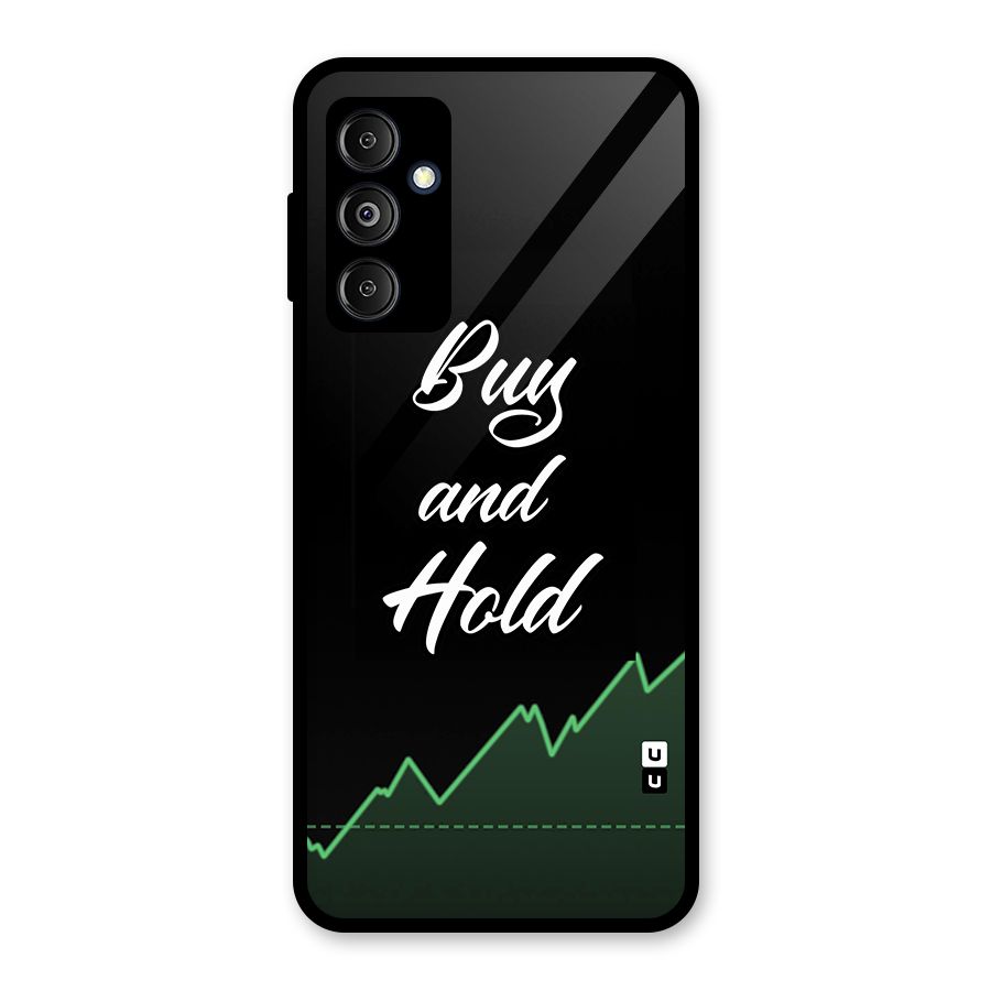 Investors Quote Buy and Hold Glass Back Case for Galaxy M14 5G