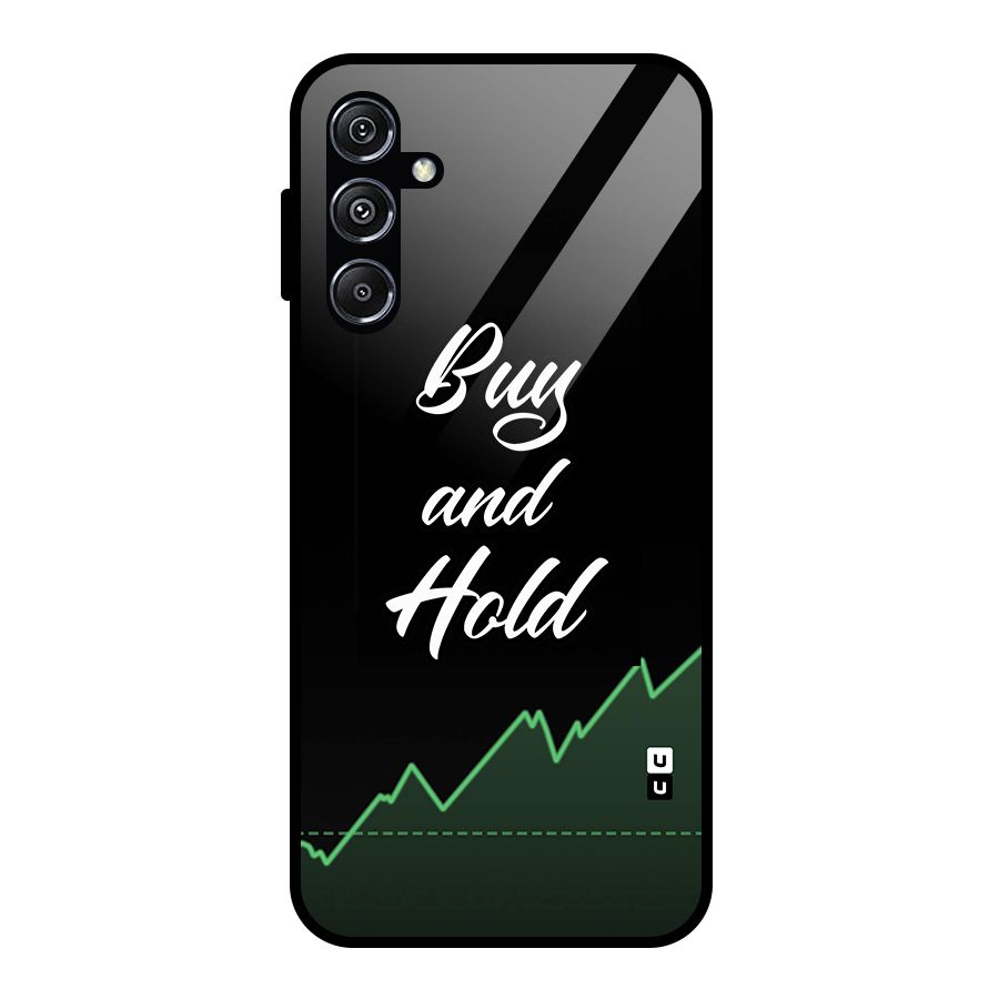 Investors Quote Buy and Hold Glass Back Case for Galaxy M34 5G