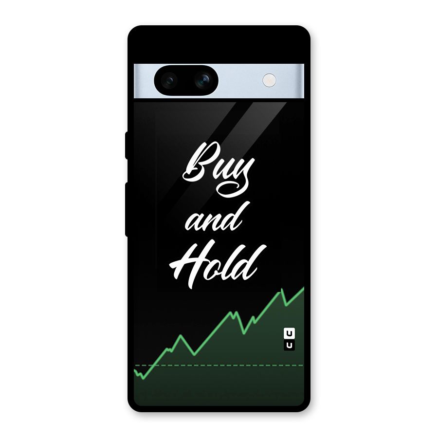 Investors Quote Buy and Hold Glass Back Case for Google Pixel 7a