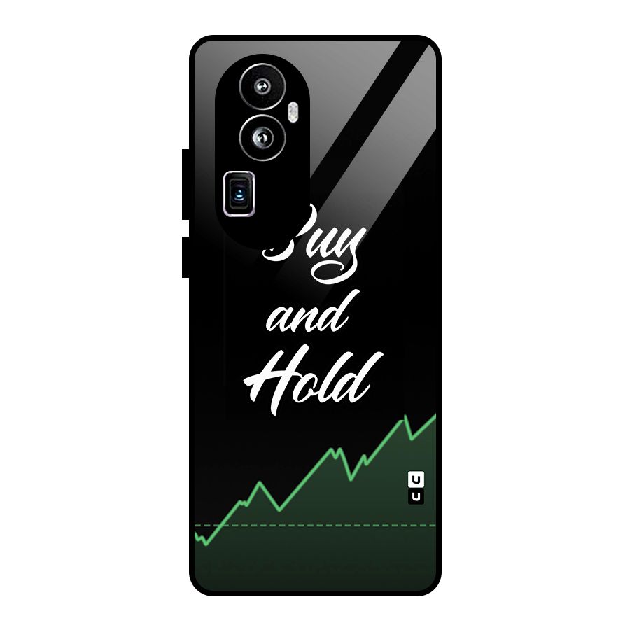 Investors Quote Buy and Hold Glass Back Case for Oppo Reno10 Pro Plus