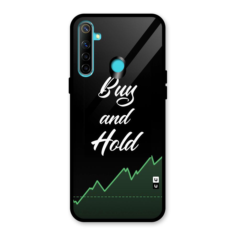 Investors Quote Buy and Hold Glass Back Case for Realme Narzo 10