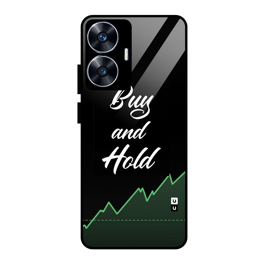 Investors Quote Buy and Hold Glass Back Case for Realme Narzo N55