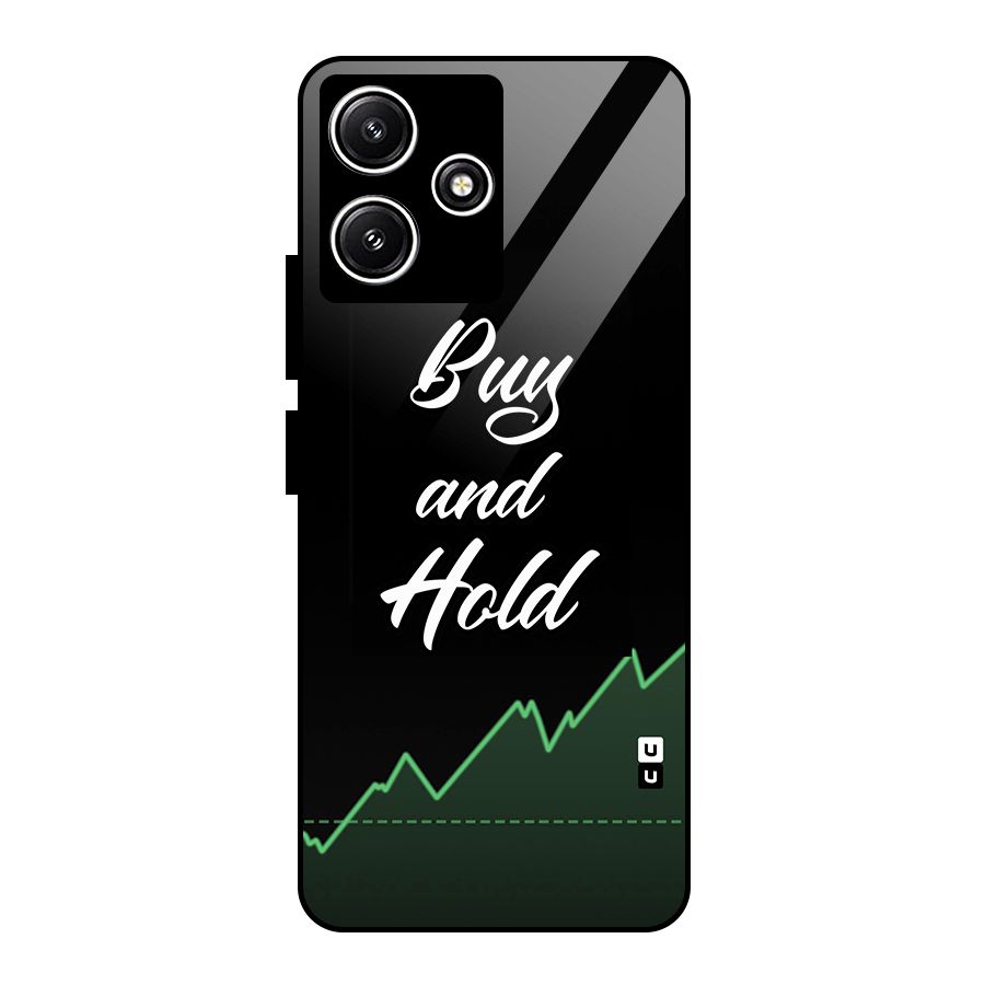 Investors Quote Buy and Hold Glass Back Case for Redmi 12 5G