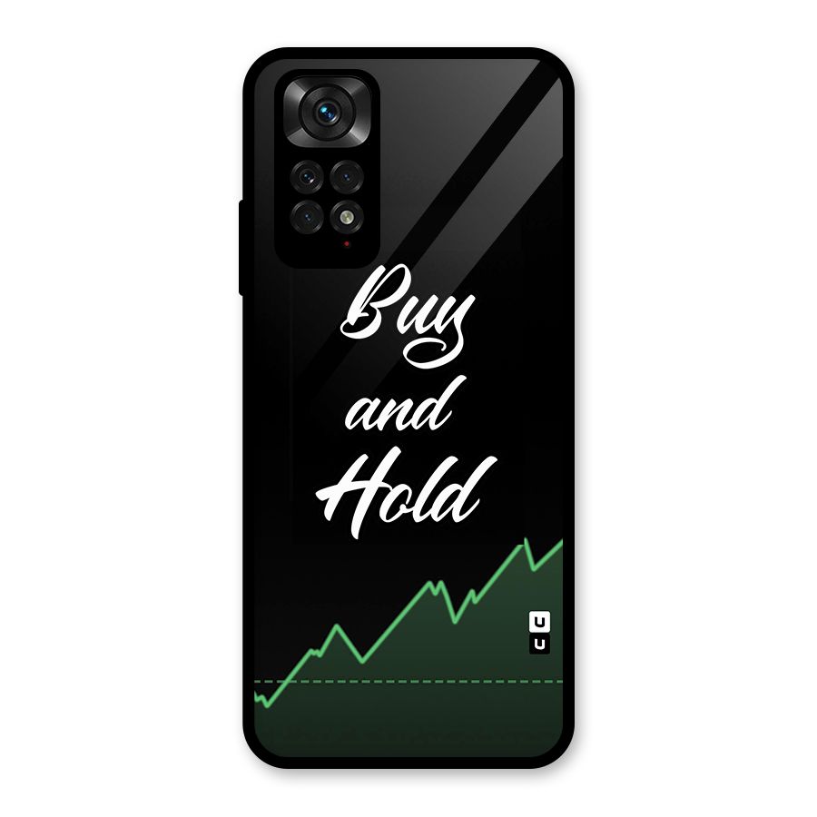 Investors Quote Buy and Hold Glass Back Case for Redmi Note 11S