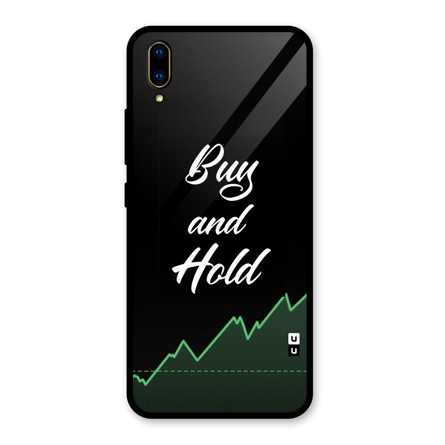 Investors Quote Buy and Hold Glass Back Case for Vivo V11 Pro