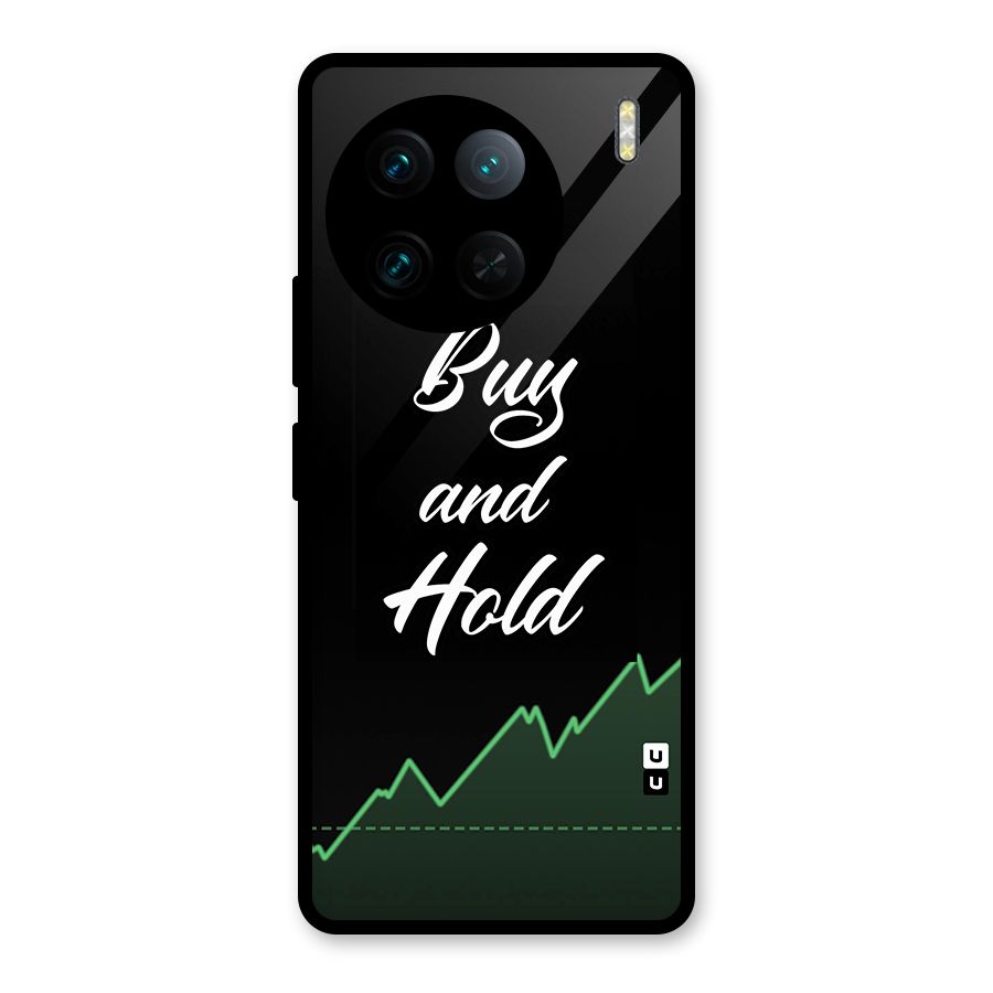 Investors Quote Buy and Hold Glass Back Case for Vivo X90 Pro
