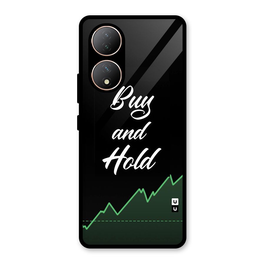 Investors Quote Buy and Hold Glass Back Case for Vivo Y100A