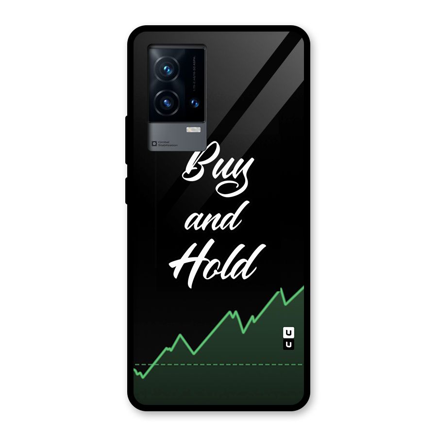 Investors Quote Buy and Hold Glass Back Case for iQOO 9 5G