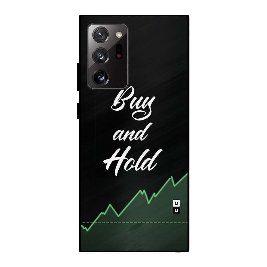 Investors Quote Buy and Hold Metal Back Case for Galaxy Note 20 Ultra 5G