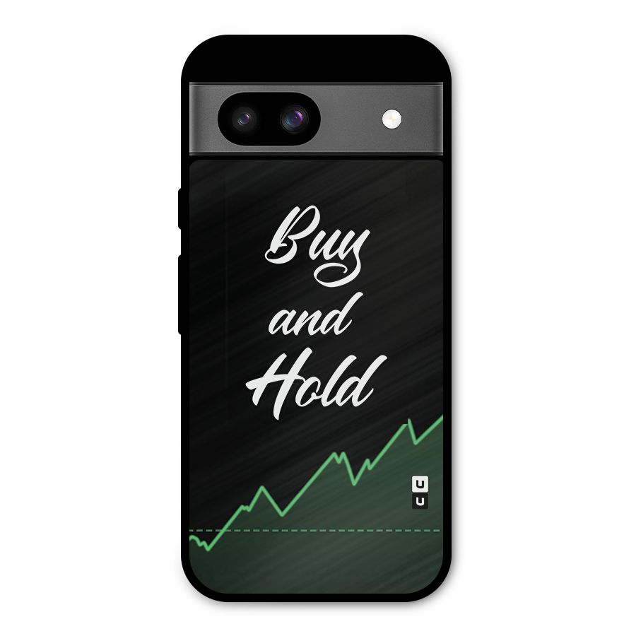 Investors Quote Buy and Hold Metal Back Case for Google Pixel 8a
