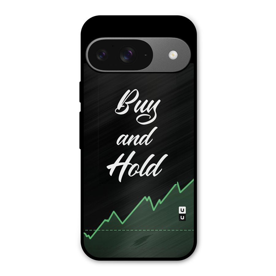 Investors Quote Buy and Hold Metal Back Case for Google Pixel 9