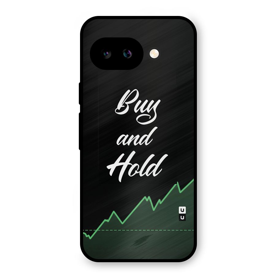 Investors Quote Buy and Hold Metal Back Case for Google Pixel 9a