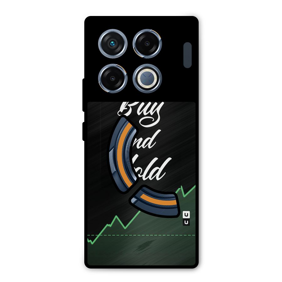 Investors Quote Buy and Hold Metal Back Case for Infinix GT 20 Pro