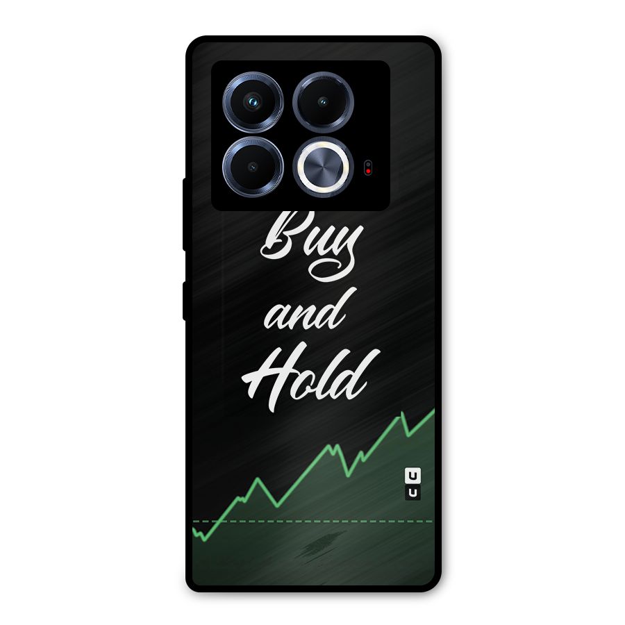 Investors Quote Buy and Hold Metal Back Case for Infinix Note 40 5G