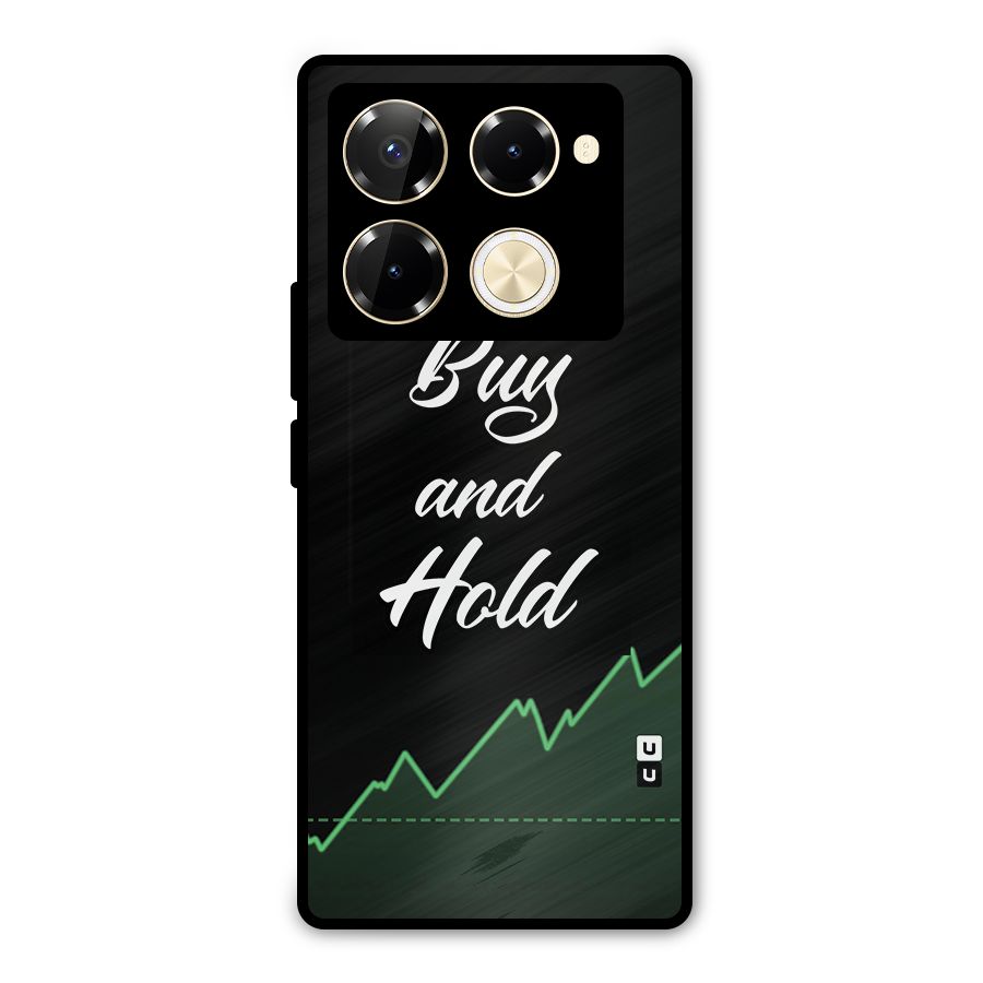 Investors Quote Buy and Hold Metal Back Case for Infinix Note 40 Pro Plus