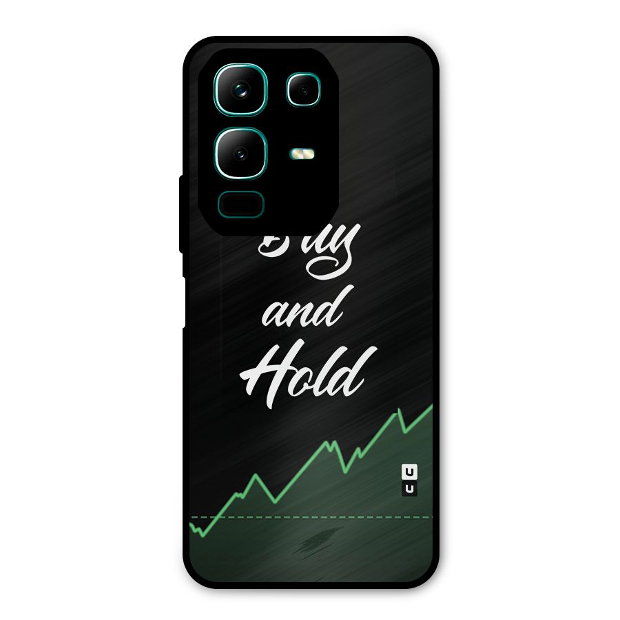 Investors Quote Buy and Hold Metal Back Case for Infinix Note 50x