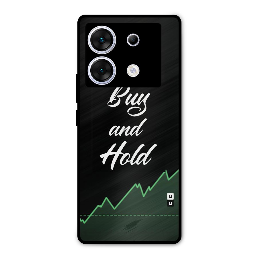 Investors Quote Buy and Hold Metal Back Case for Infinix Zero 30 5G