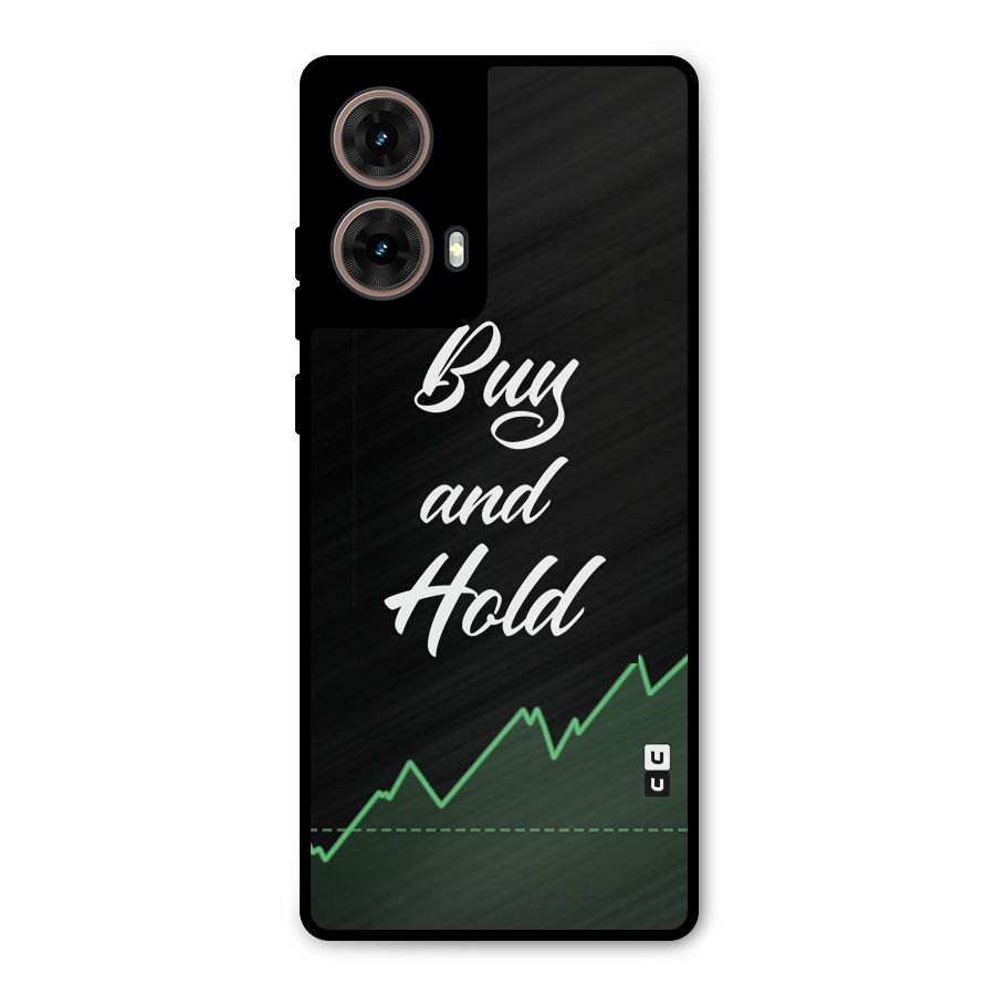 Investors Quote Buy and Hold Metal Back Case for Moto G85