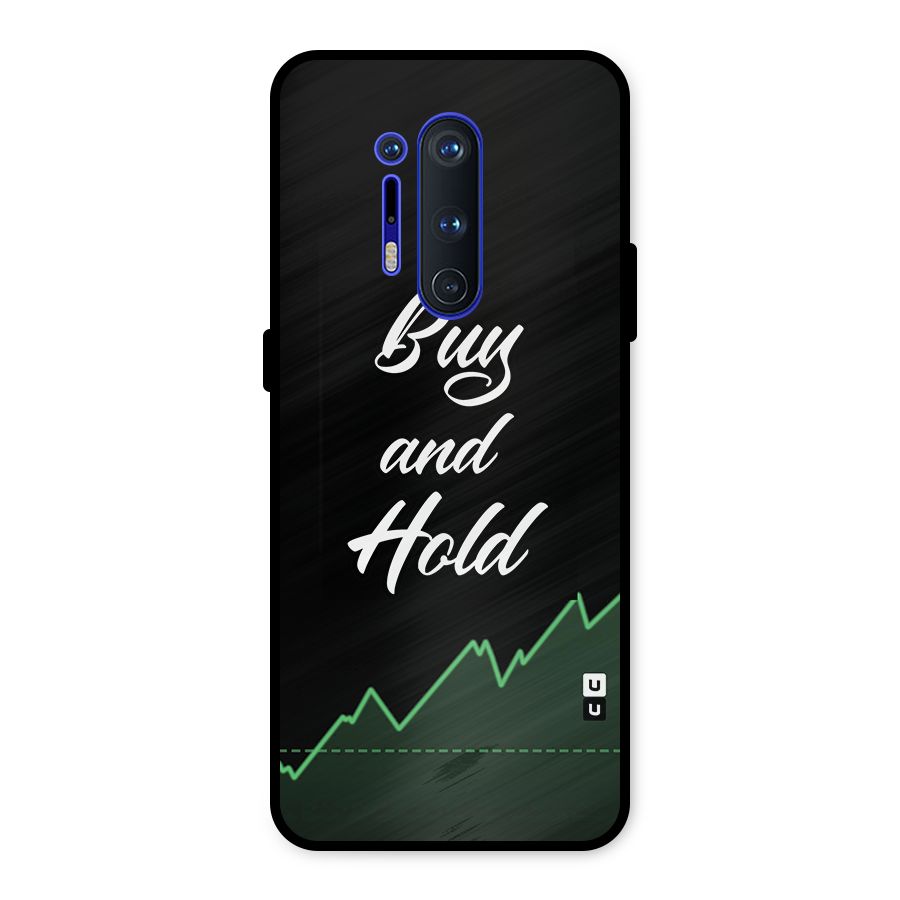 Investors Quote Buy and Hold Metal Back Case for OnePlus 8 Pro