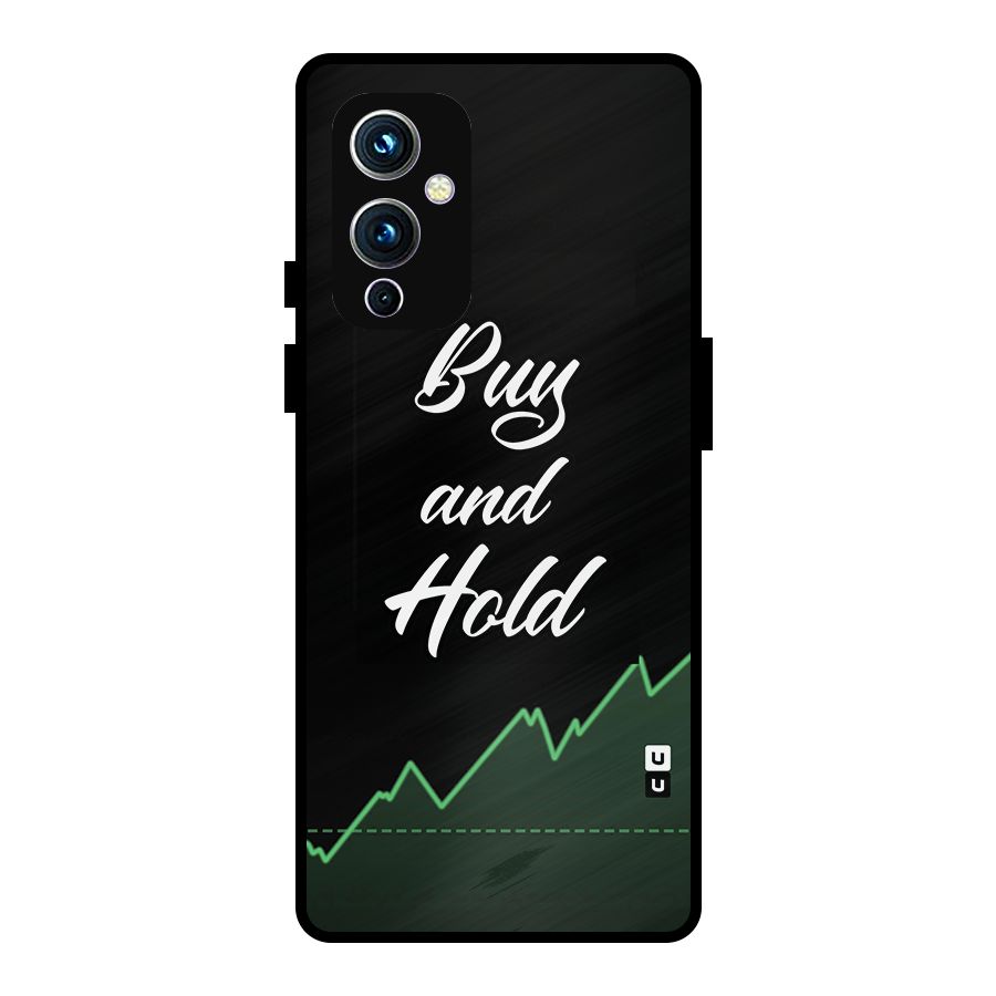 Investors Quote Buy and Hold Metal Back Case for OnePlus 9