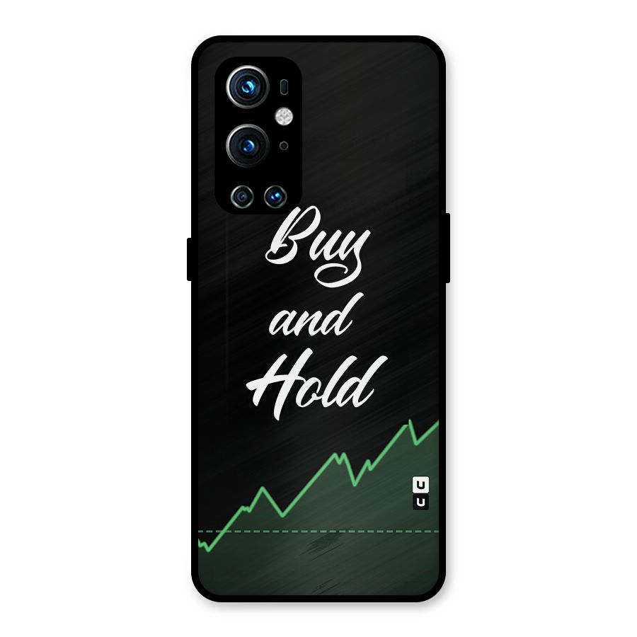 Investors Quote Buy and Hold Metal Back Case for OnePlus 9 Pro