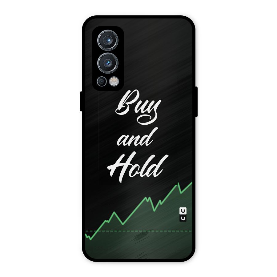 Investors Quote Buy and Hold Metal Back Case for OnePlus Nord 2 5G