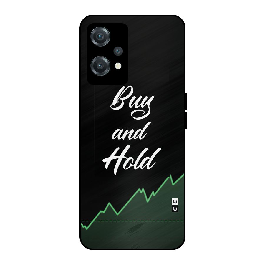 Investors Quote Buy and Hold Metal Back Case for OnePlus Nord CE 2 Lite 5G