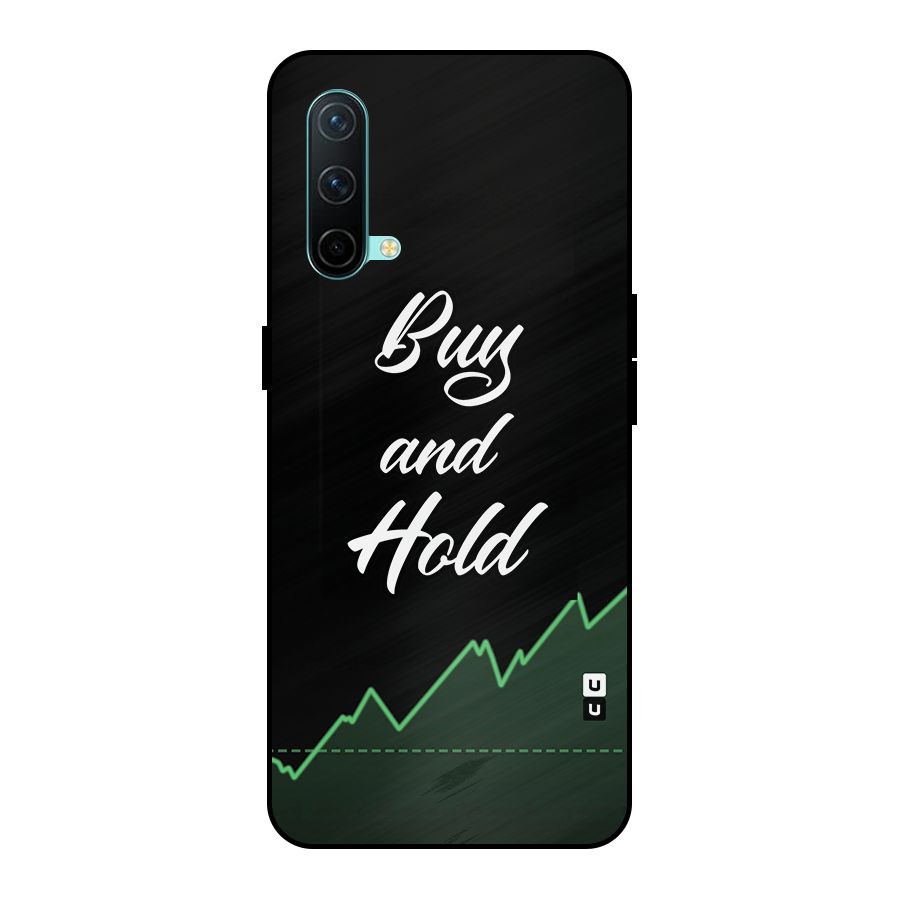 Investors Quote Buy and Hold Metal Back Case for OnePlus Nord CE 5G