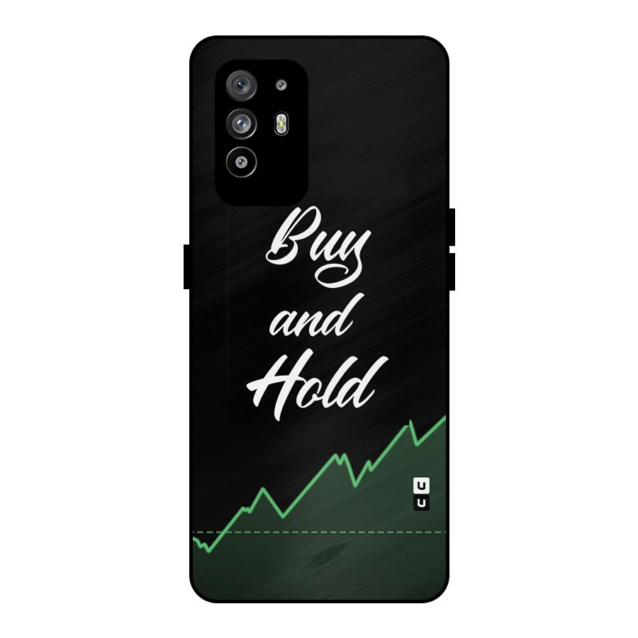 Investors Quote Buy and Hold Metal Back Case for Oppo F19 Pro Plus 5G