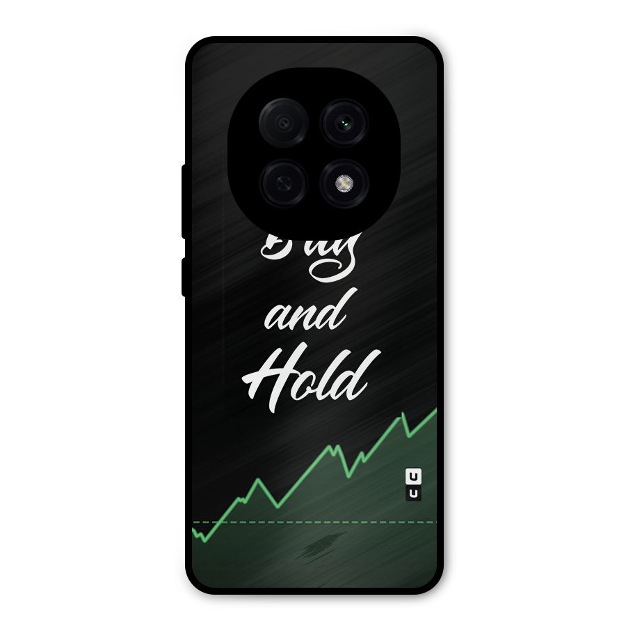 Investors Quote Buy and Hold Metal Back Case for Oppo F29 Pro