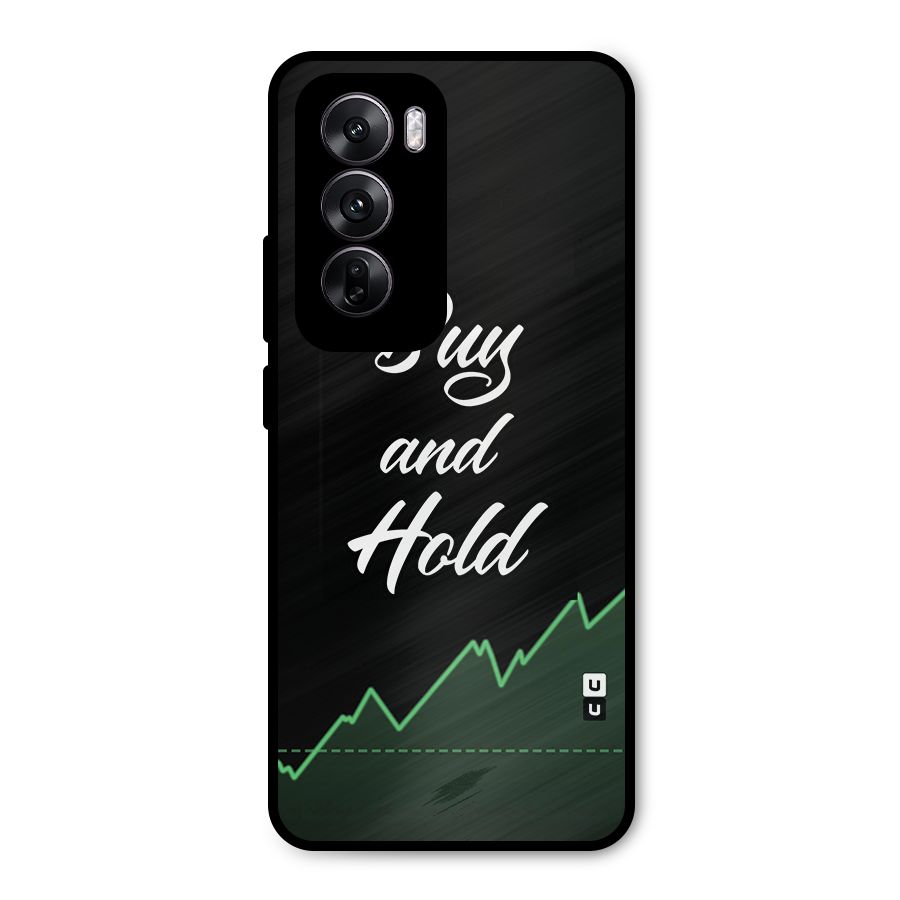 Investors Quote Buy and Hold Metal Back Case for Oppo Reno12