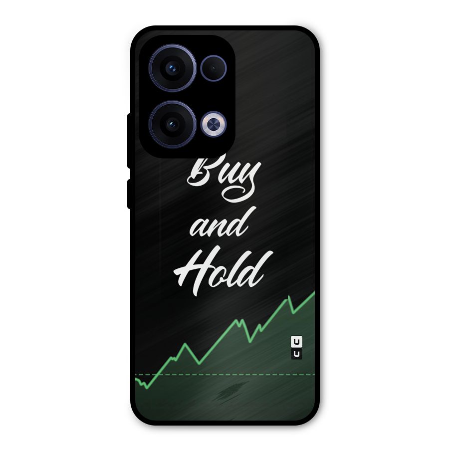 Investors Quote Buy and Hold Metal Back Case for Oppo Reno13