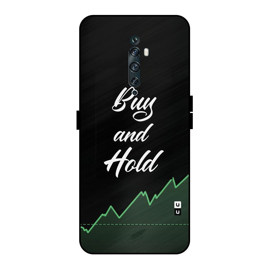 Investors Quote Buy and Hold Metal Back Case for Oppo Reno2 F
