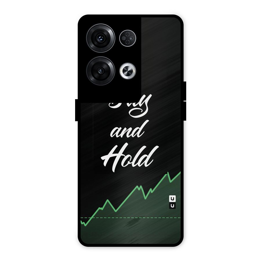 Investors Quote Buy and Hold Metal Back Case for Oppo Reno8 Pro 5G