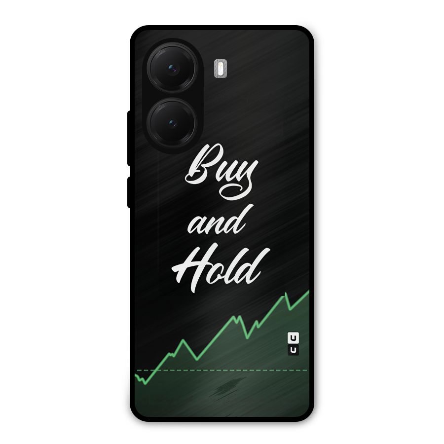 Investors Quote Buy and Hold Metal Back Case for Poco X7 Pro
