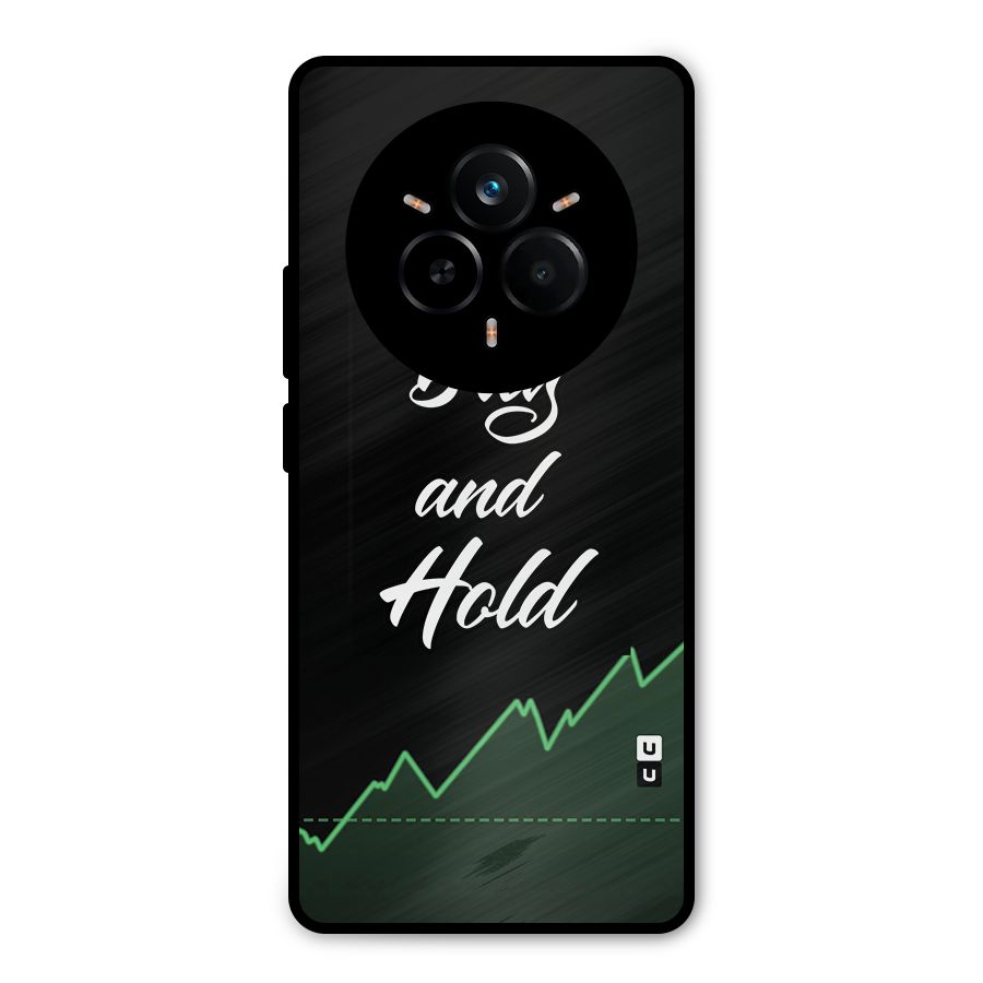Investors Quote Buy and Hold Metal Back Case for Realme 14 Pro