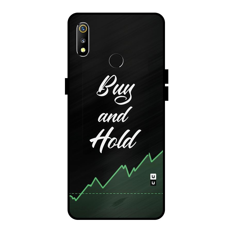 Investors Quote Buy and Hold Metal Back Case for Realme 3i