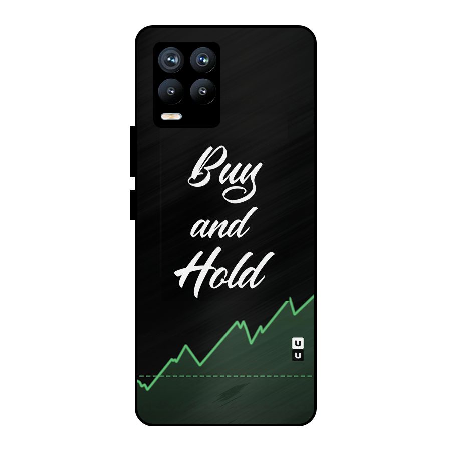 Investors Quote Buy and Hold Metal Back Case for Realme 8