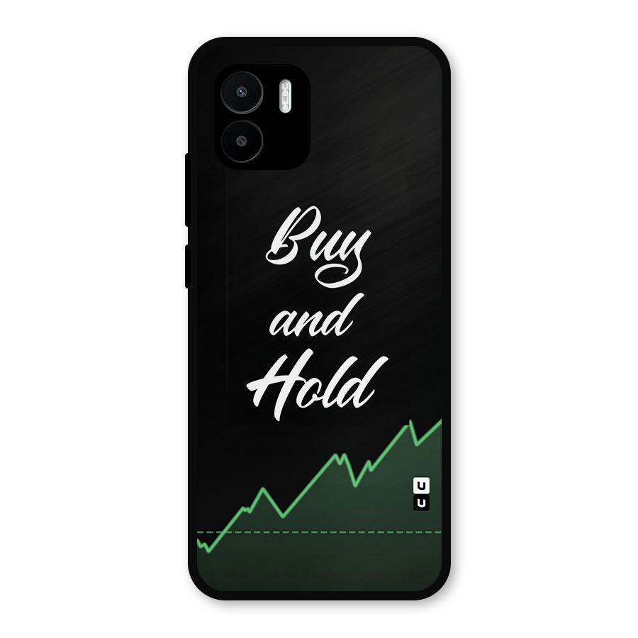 Investors Quote Buy and Hold Metal Back Case for Redmi A2