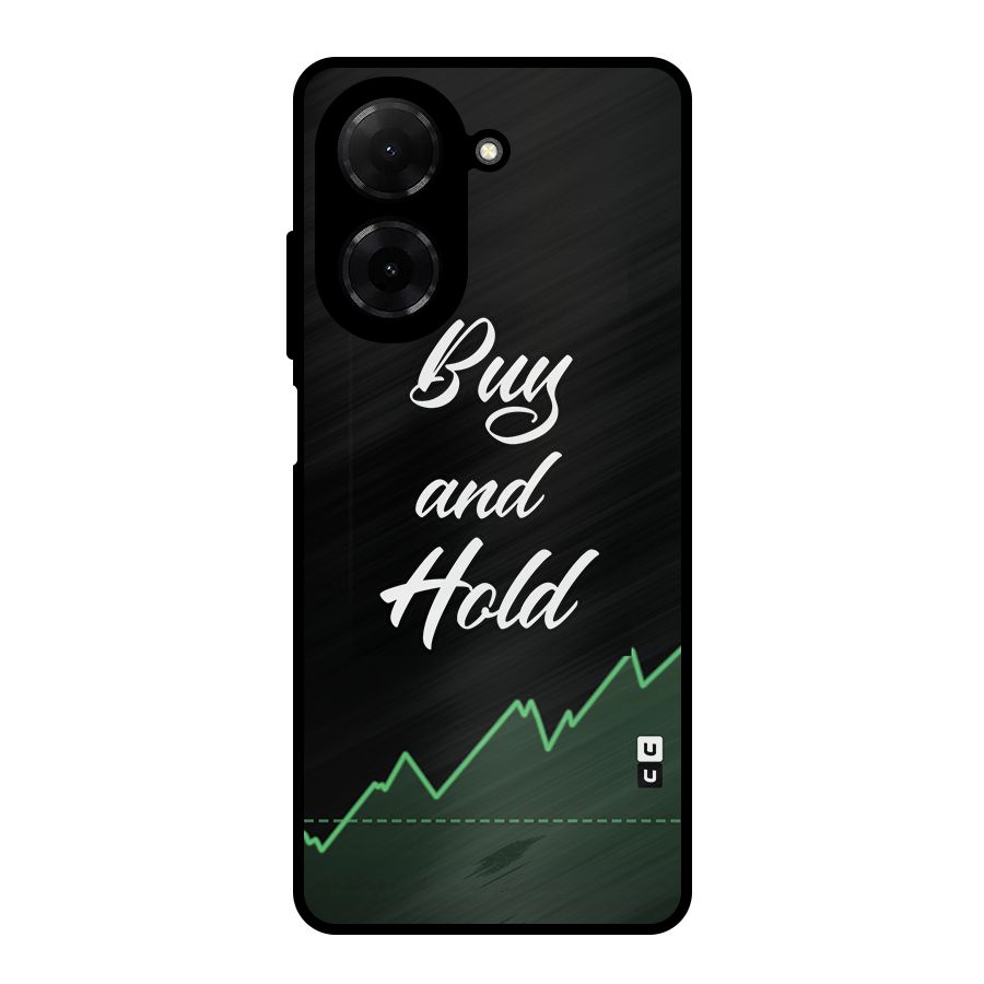 Investors Quote Buy and Hold Metal Back Case for Redmi A5 4G