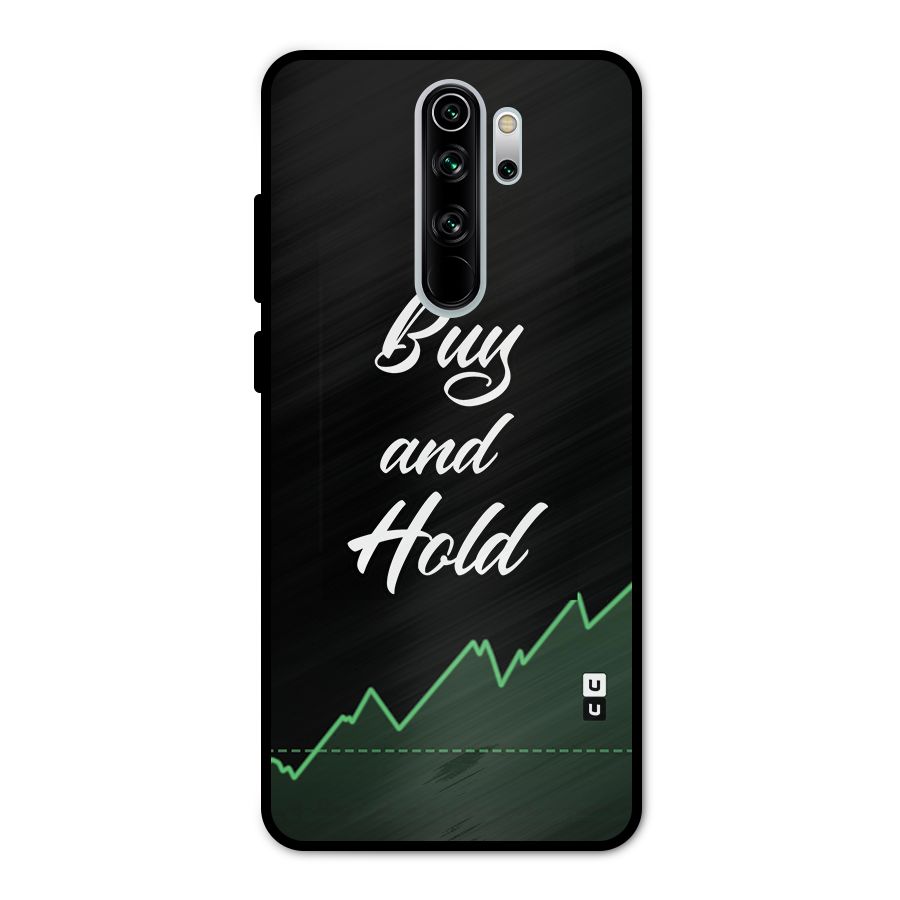 Investors Quote Buy and Hold Metal Back Case for Redmi Note 8 Pro