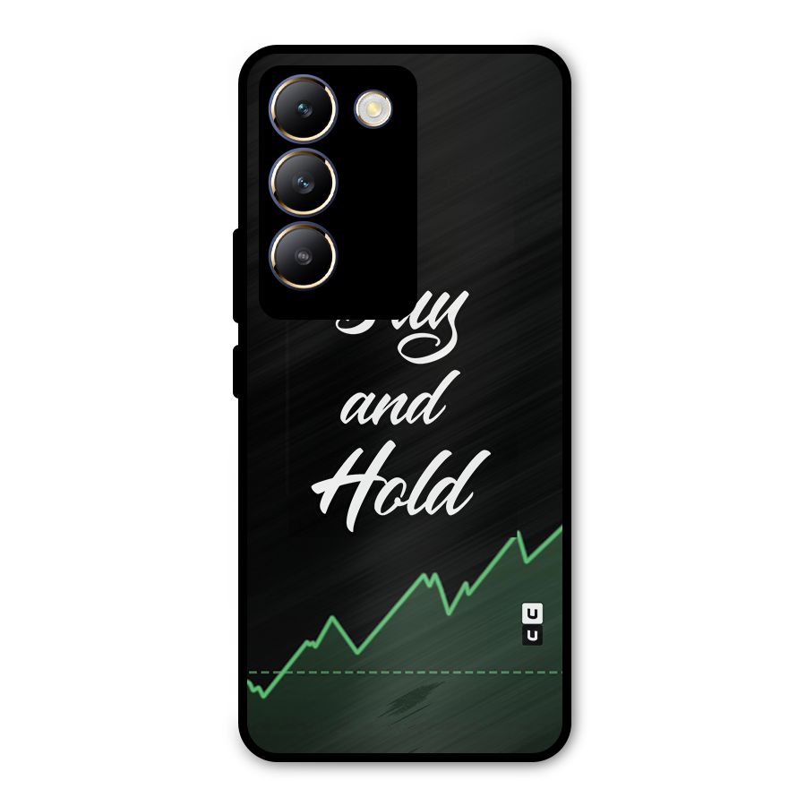 Investors Quote Buy and Hold Metal Back Case for Vivo T3 5G