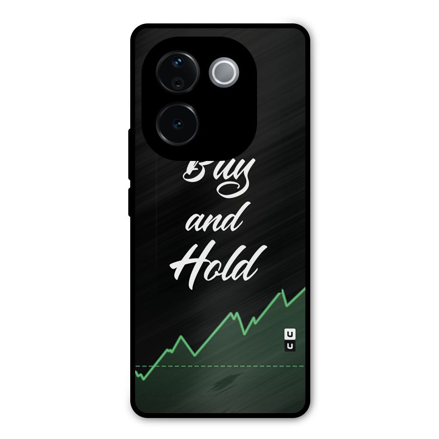 Investors Quote Buy and Hold Metal Back Case for Vivo T3 Pro