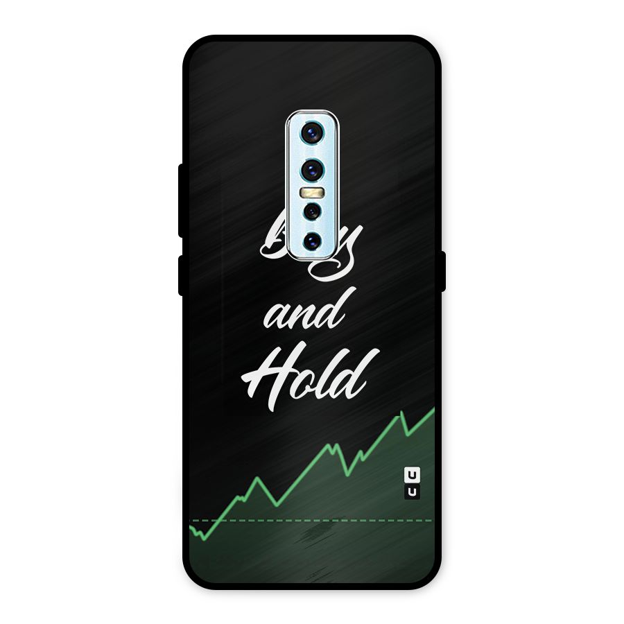 Investors Quote Buy and Hold Metal Back Case for Vivo V17 Pro
