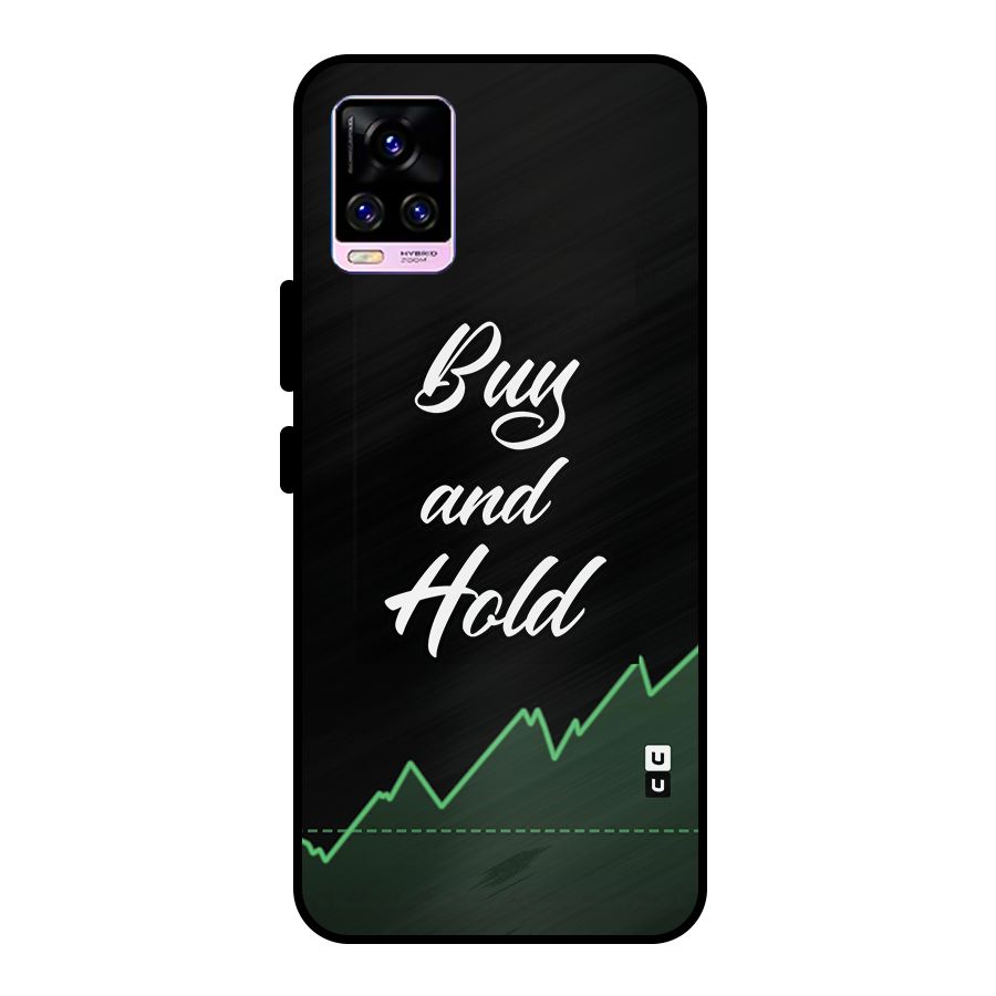 Investors Quote Buy and Hold Metal Back Case for Vivo V20 Pro