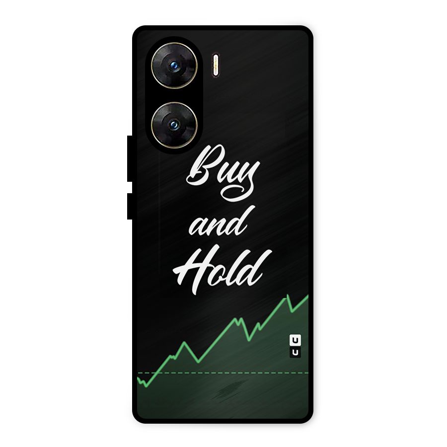 Investors Quote Buy and Hold Metal Back Case for Vivo V29e