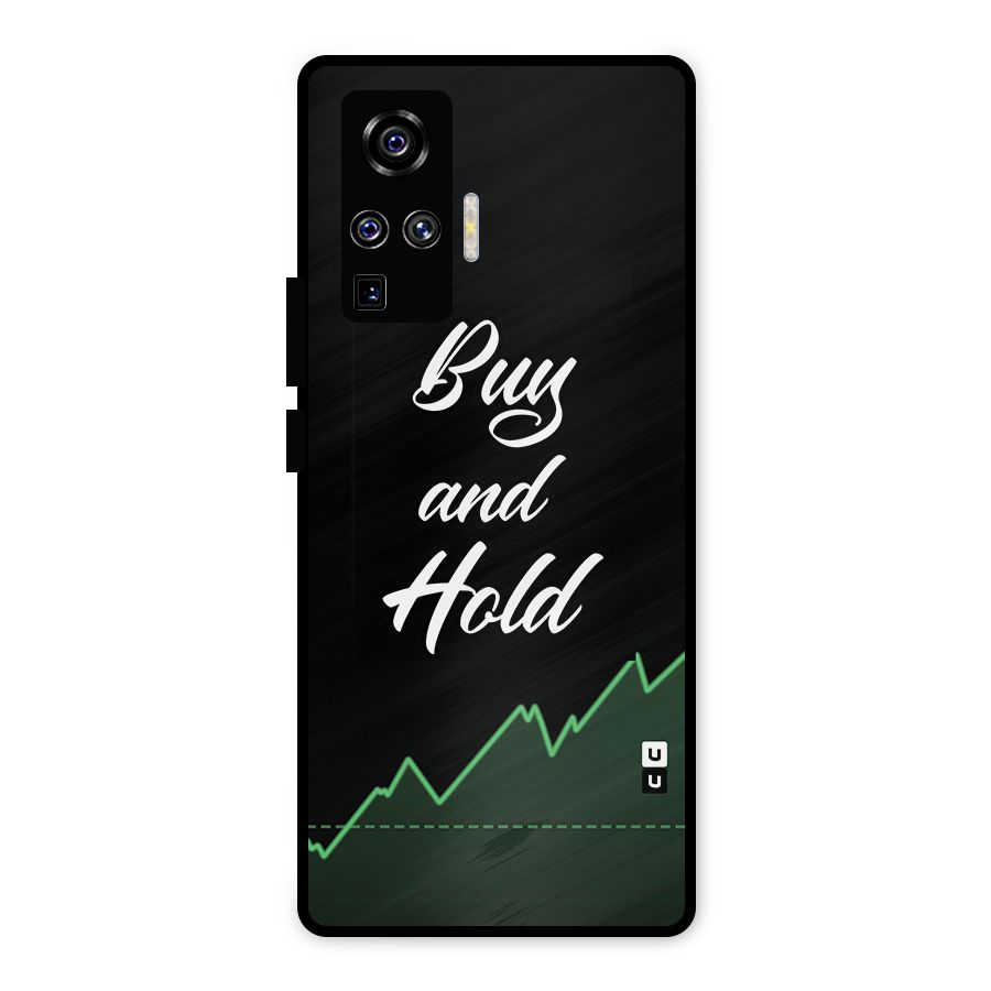 Investors Quote Buy and Hold Metal Back Case for Vivo X50 Pro
