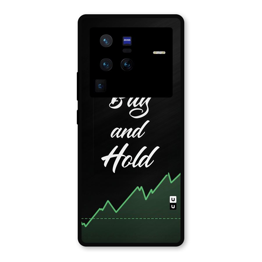 Investors Quote Buy and Hold Metal Back Case for Vivo X80 Pro
