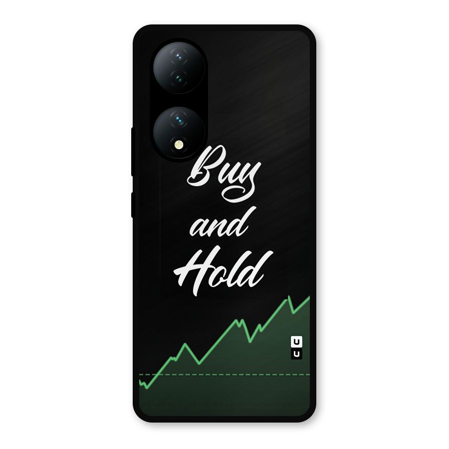 Investors Quote Buy and Hold Metal Back Case for Vivo Y100a