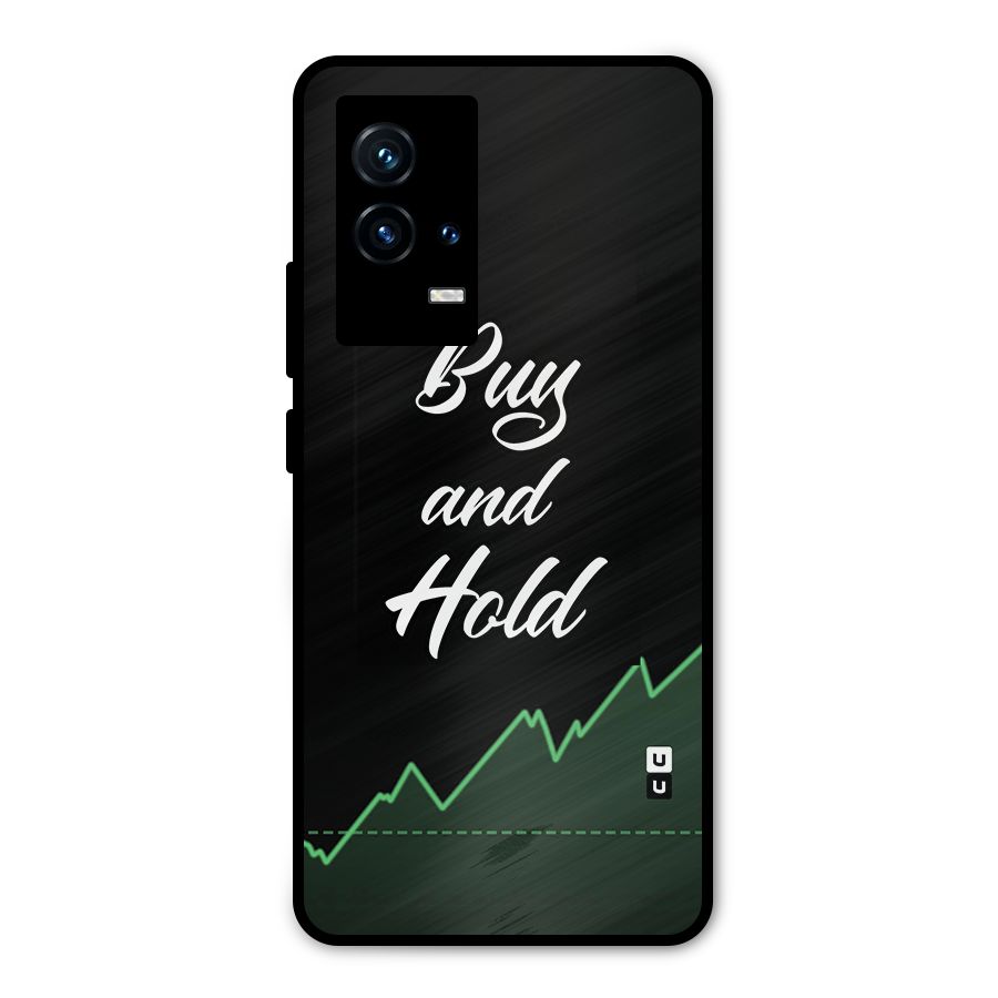 Investors Quote Buy and Hold Metal Back Case for iQOO 9 5G